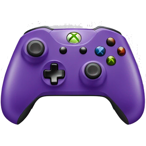 Purple Xbox controller  emoji