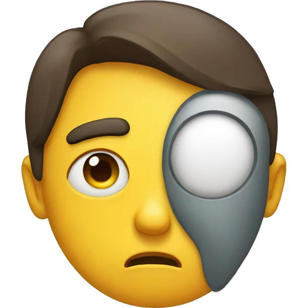 sad weird eyes emoji