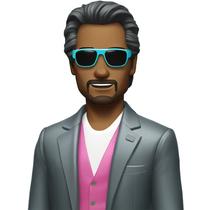Miami vice iron man emoji