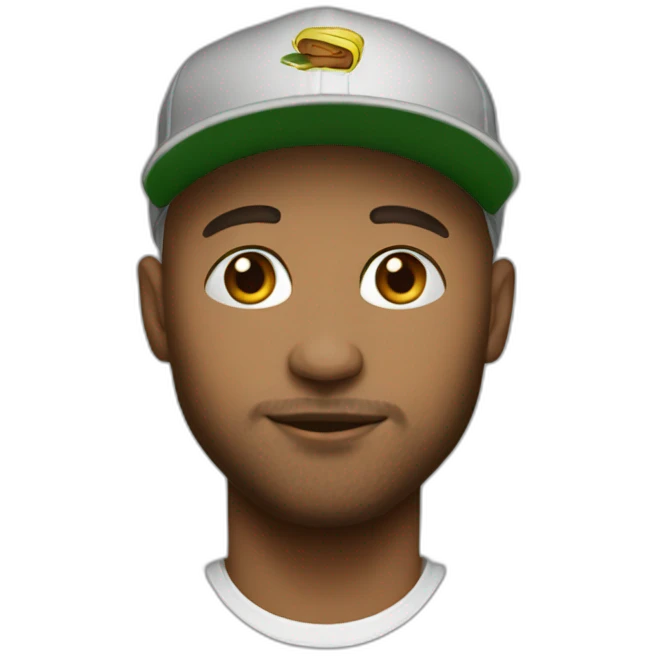 Booba avec casquette prt emoji