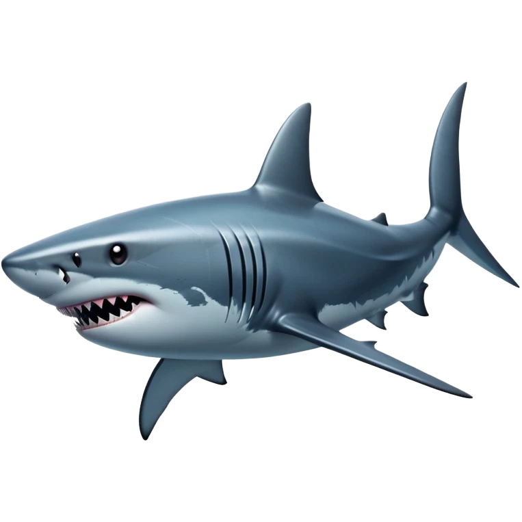 cinematic-shark-realistic-full-body-swimming-emoji,-sleek-powerful-body-gliding-through-the-ocean-depths,-dark-grey-skin-glossy-and-textured,-sharp-angular-fins-cutting-through-the-water,-piercing-black-eyes-focused-intensely,-rows-of-razor-sharp-teeth-slightly-visible,-simplified-yet-realistic-focused-features,-highly-detailed,-glowing-with-an-eerie-deep-sea-glow emoji