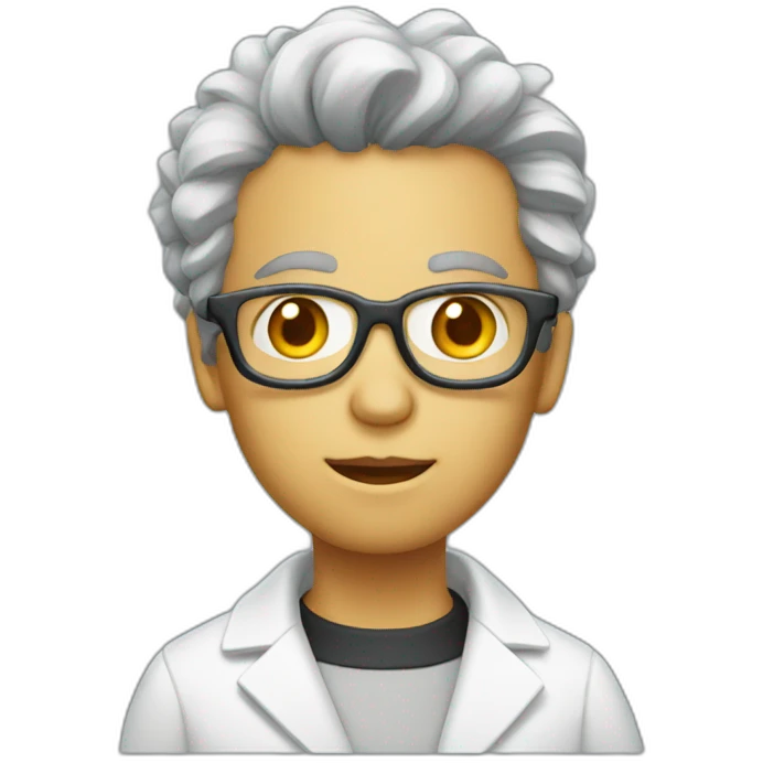 scientist on halloween emoji