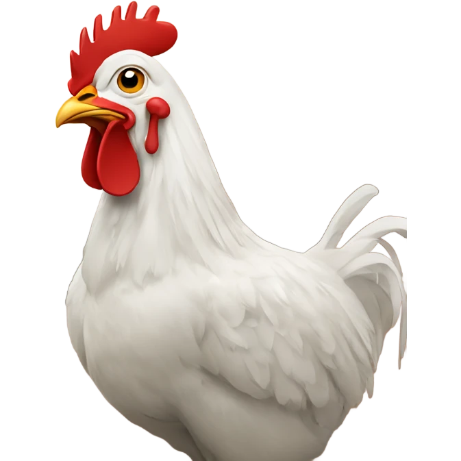 Chicken on the phone  emoji