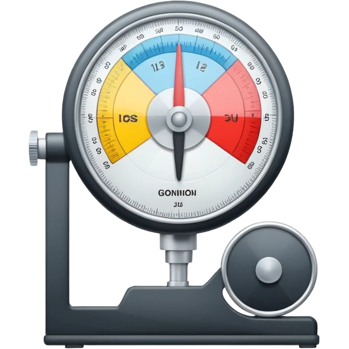 physiotherapy goniometer emoji