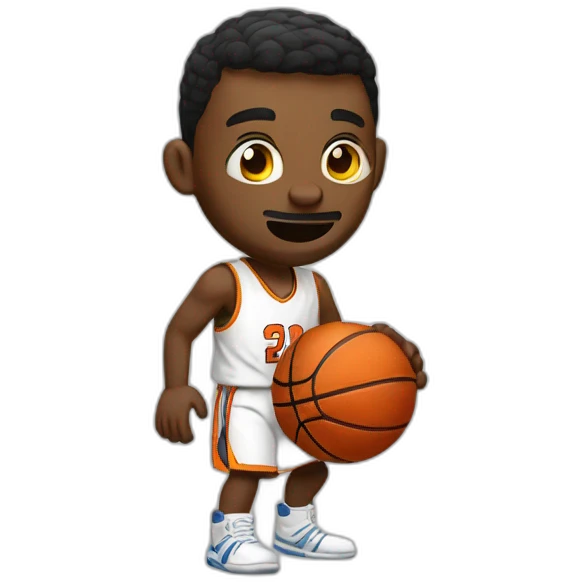 Basketball der lacht emoji
