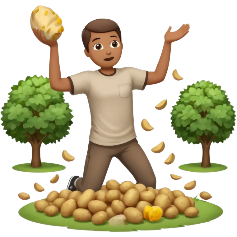 throws sack of potatos emoji