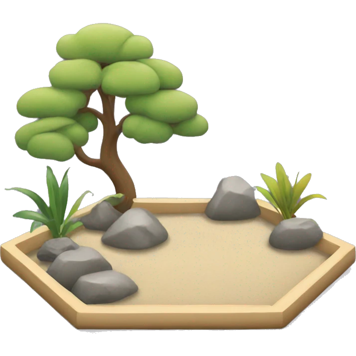 Zen garden emoji