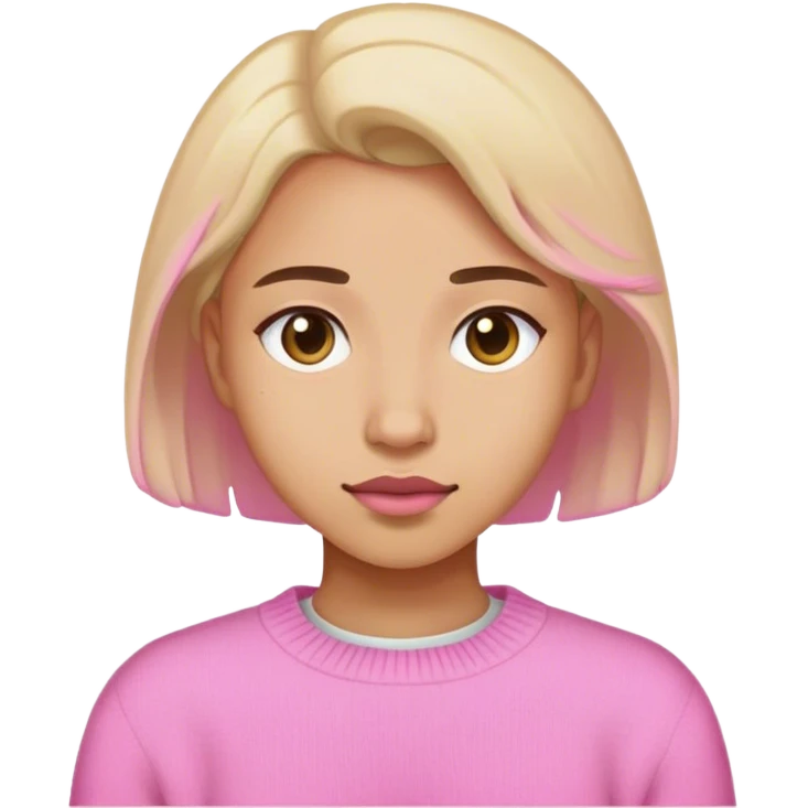 Pink sweater  emoji