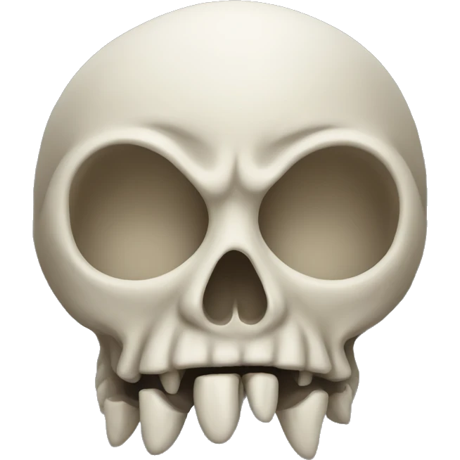 upside down skull emoji