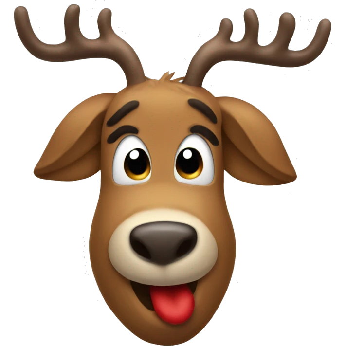Red Nosed Reindeer emoji