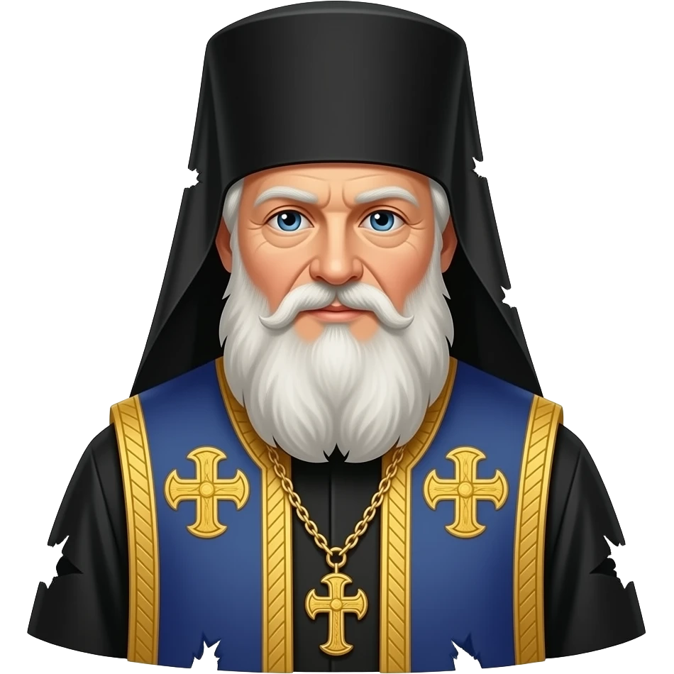 Patriarch Kirill in torn clothes emoji