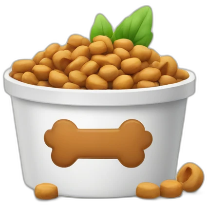 vegan dog food logo emoji