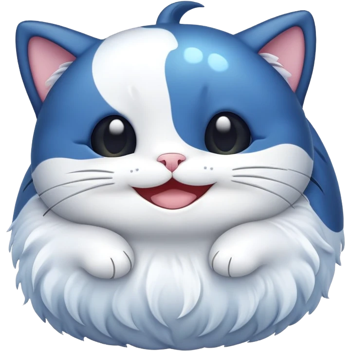 Whale cat  emoji
