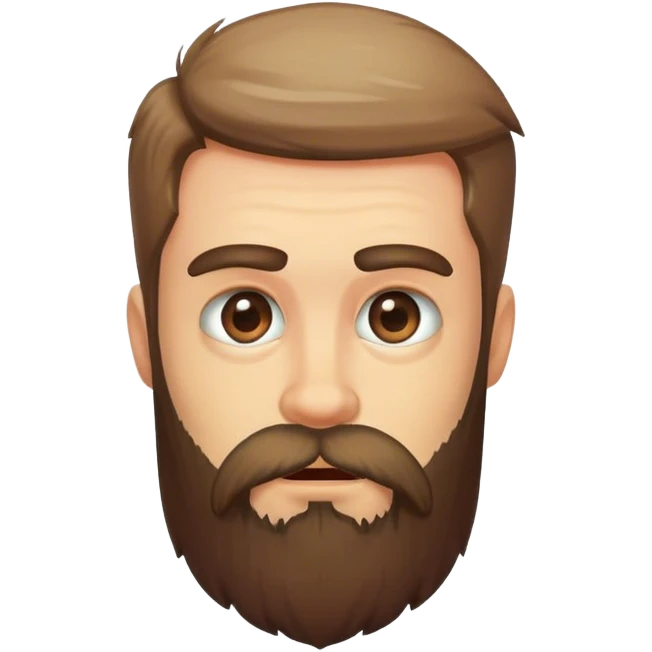 Dirty bearded man  emoji