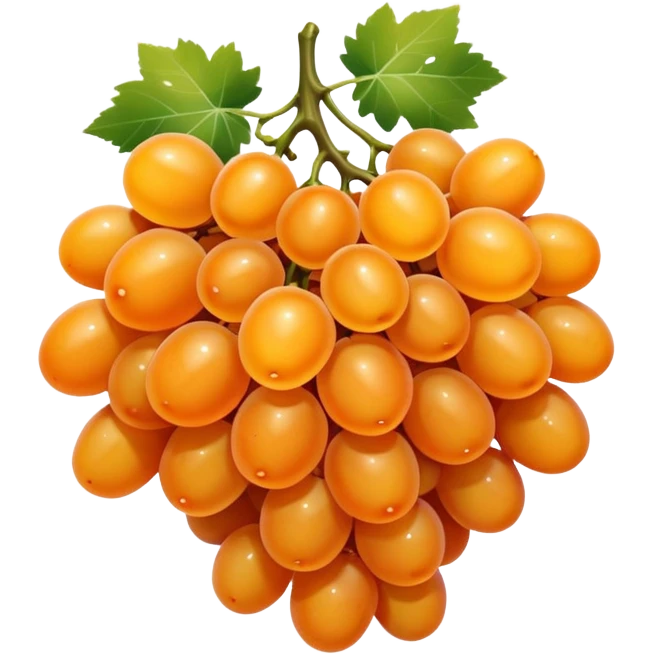 orange grapes emoji