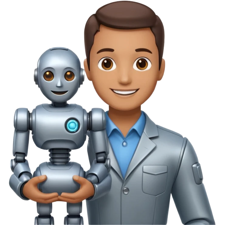 Toy Collector + robot figure emoji