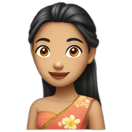 Balinese girl emoji