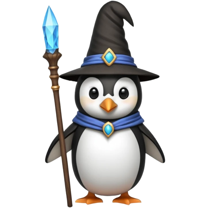 penguin wizard emoji