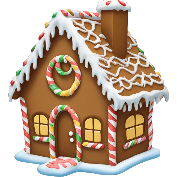gingerbread house emoji