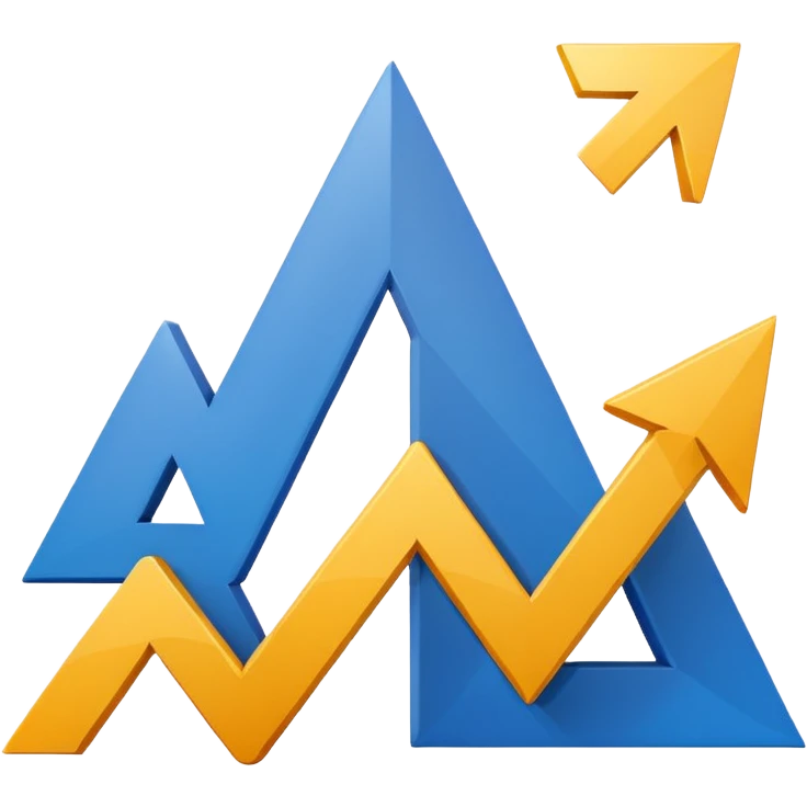 An upward trending arrow on a chart, with a euro symbol next to it, representing personal and professional growth through a training budget. Minimalist emoji look. emoji