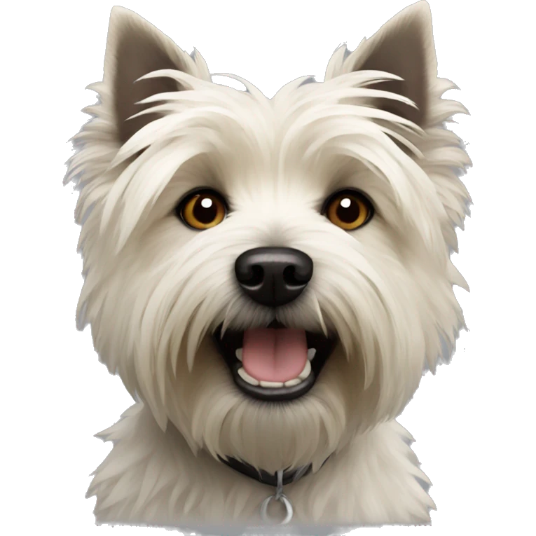 White cairn terrier emoji