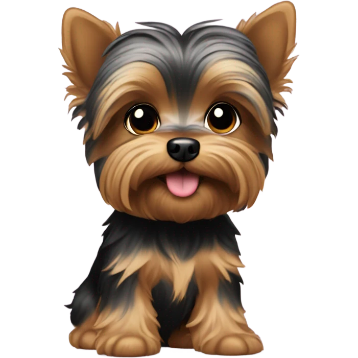 Yorkie puppy emoji