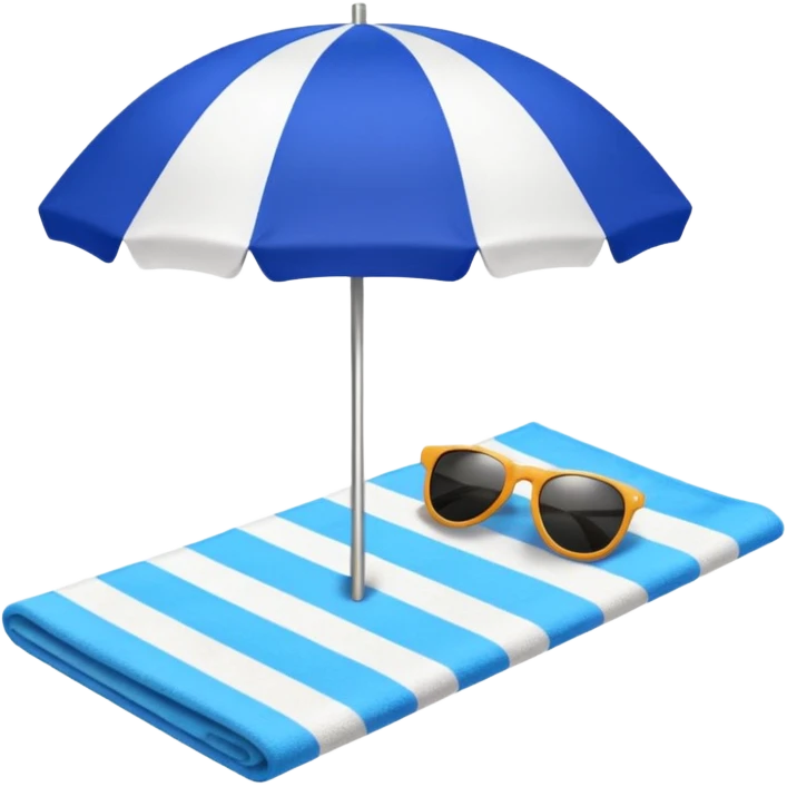 
beach vacation equipment emoji