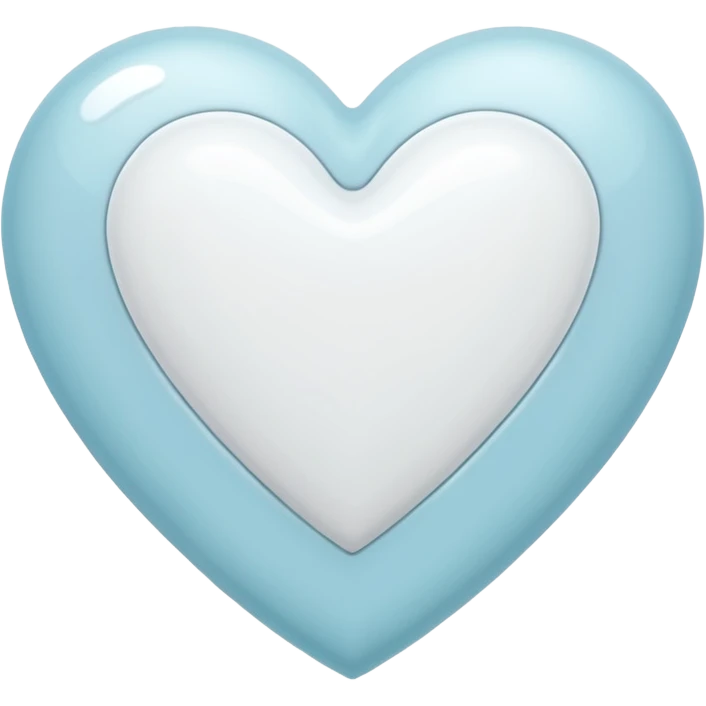 Make white heart like this 💞 but in white color emoji