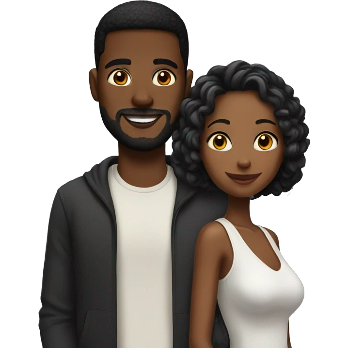 Black couples emoji