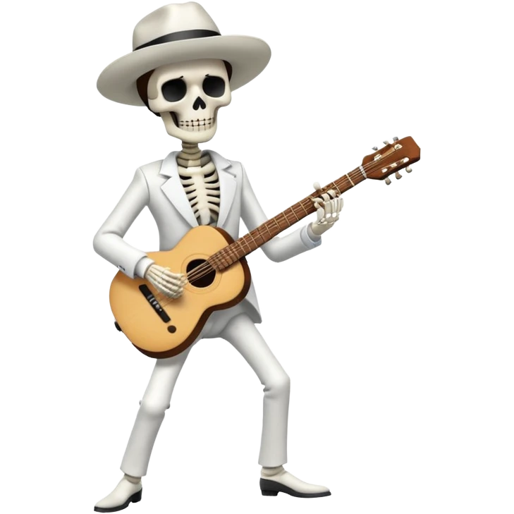 Ernesto de la Cruz skeleton musician emoji