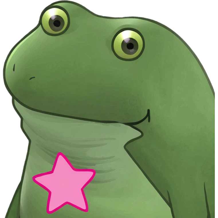 Pink star emoji
