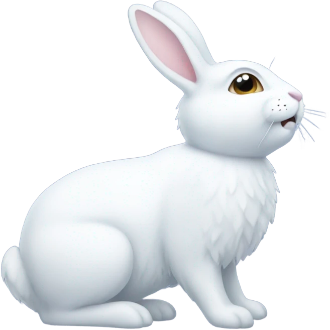 Snow rabbit emoji