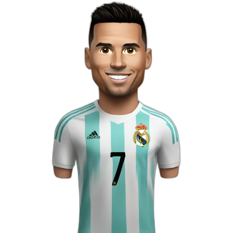 Ronaldo sur messi emoji