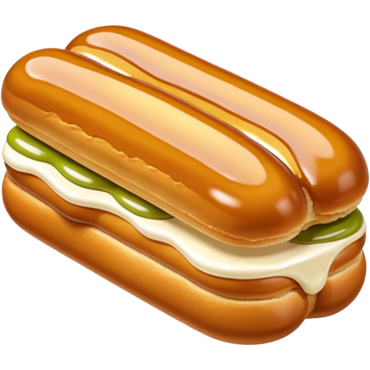 Butterscotch éclair  emoji