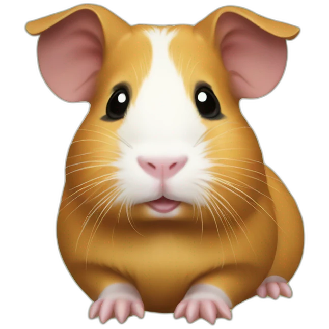 The guinea pig gets rich. emoji