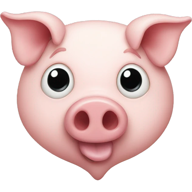 heart with pig’s nose emoji