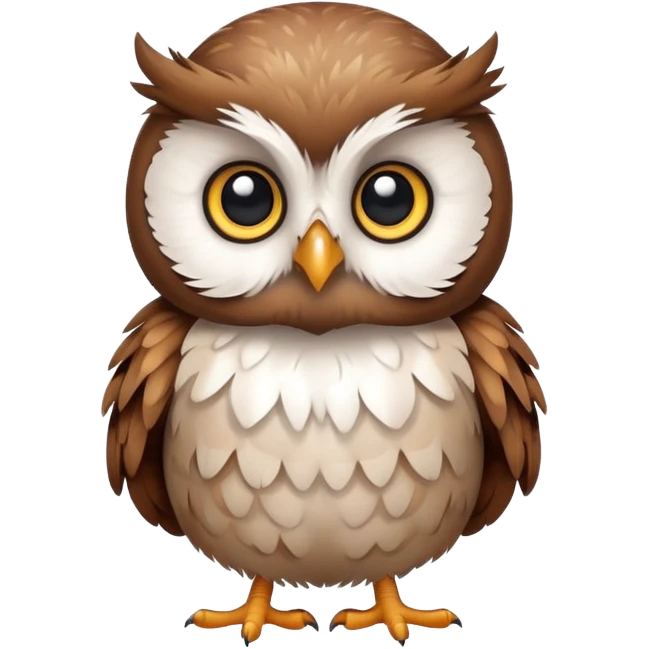 cute baby owl emoji