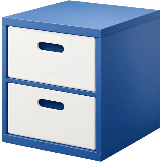 kallax 2 cajones ikea compartimientos blancos emoji