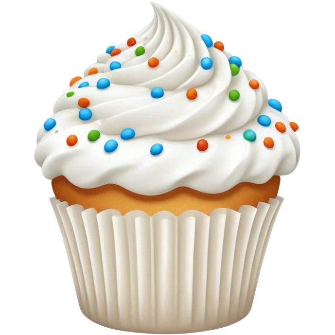 White 🧁 emoji