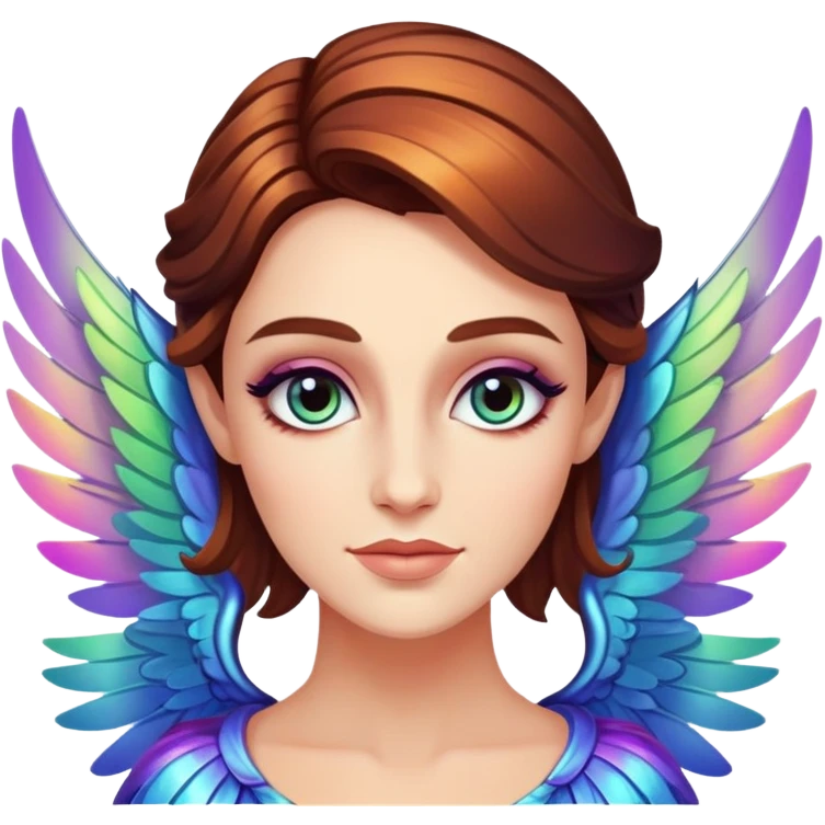 danielle de barbarac with wings emoji