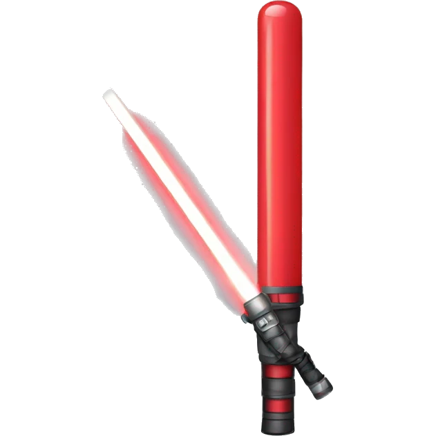 red lightsaber emoji