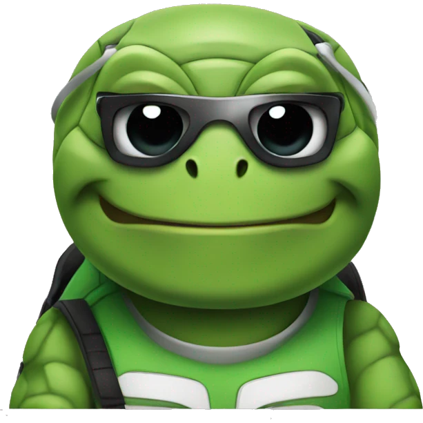 dj turtle emoji