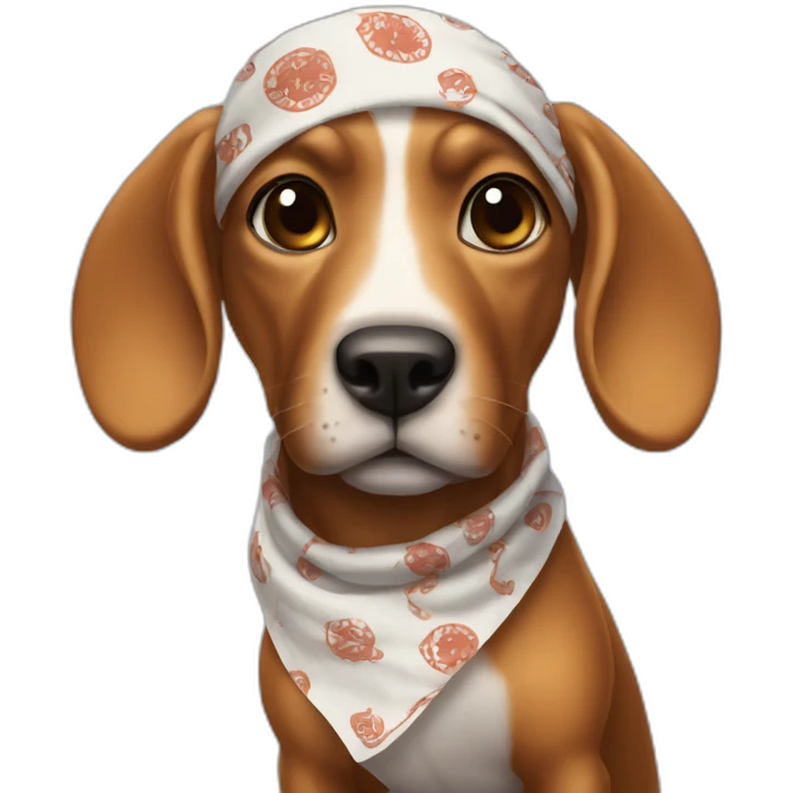 large flea with a bandana emoji