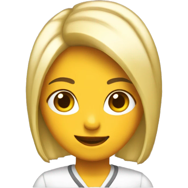 Chica en cuadro emoji