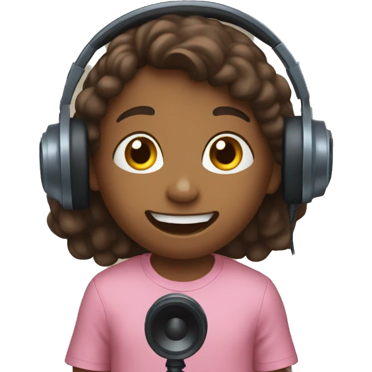 kids recording a video emoji