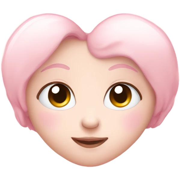 Baby pink heart  emoji