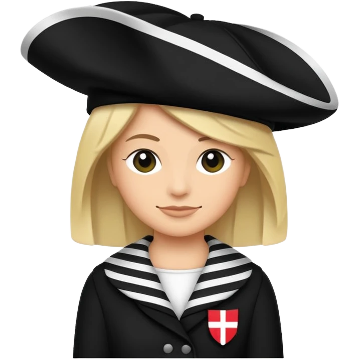 Emoji hermine du drapeau breton. Ne modifie par le design, je veux juste l'hermine en noir. Je te parle du petit symbole, livre le moi en style graphique  emoji