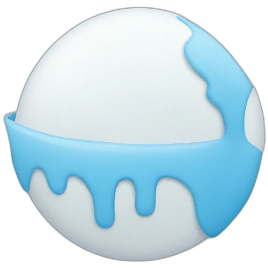 create a white symbol with blue background about birth emoji