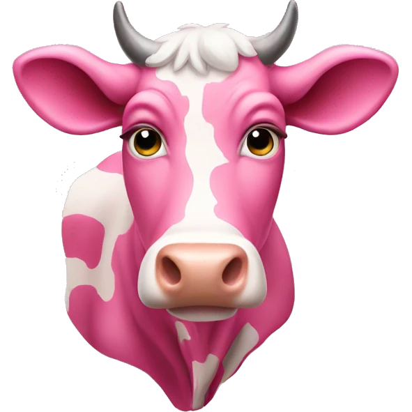 Pink Cow emoji
