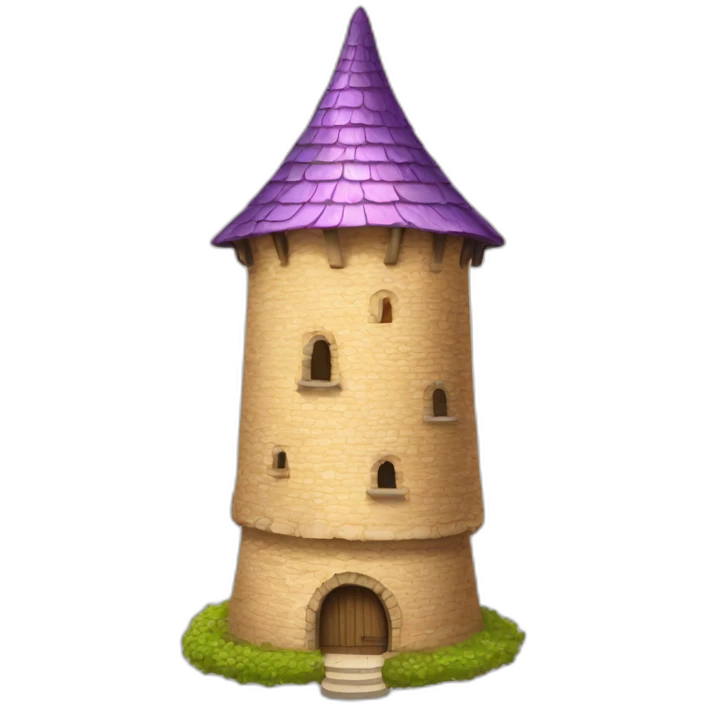 Rapunzel tower emoji